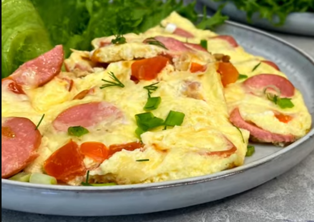 Омлет з овочами